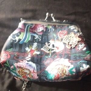 Floral and Tiger Print Women's Clutch